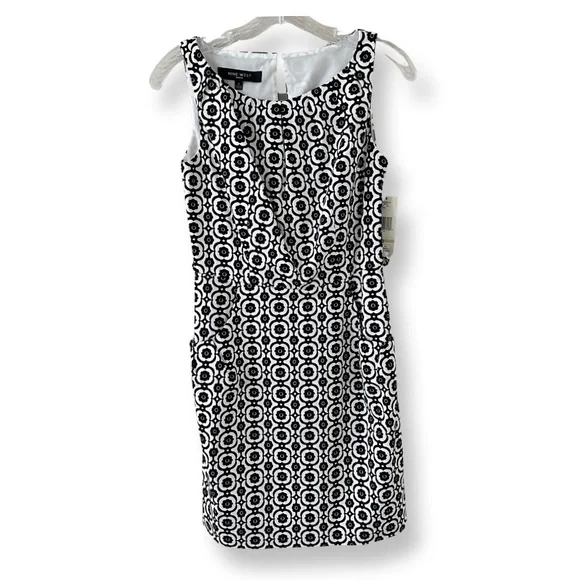 Nine West | Dresses | Nine West Sleeveless Dress Black And White Pattern Womens Size 2 Nwt | Poshmark Nine West | Dresses | Nine West Sleeveless Dress Black And White Pattern Womens Size 2 Nwt | Poshmark